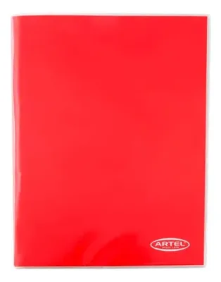 Carpeta Plastificada Con Gusano Acoclip Roja Rojo