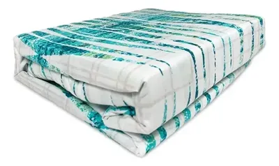 Set De Sábanas Micropiel 1.5 Plazas Aterciopeladas Verde Oscuro