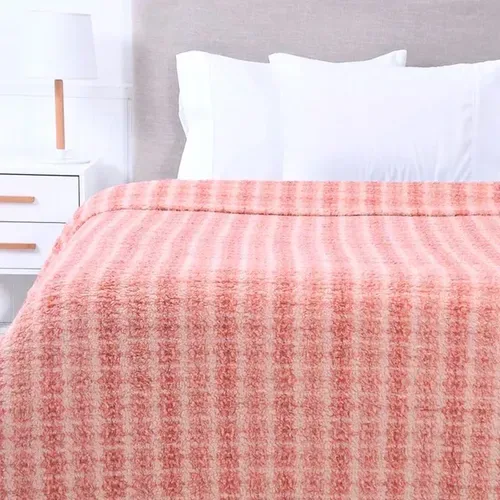 Frazada Sherpa Térmica 2 Plazas Suave Turquesa
