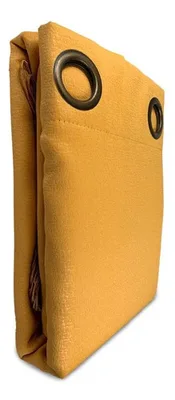 Cortina Blackout Embossed Poliéster Con Accesorios Coral Claro