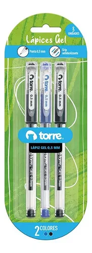 Set Lápices Gel Torre 0,5mm Multicolor