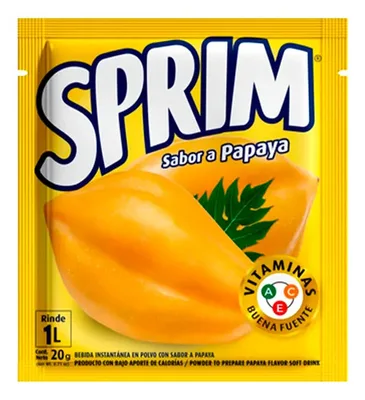 Jugo En Polvo Papaya 20g Sprim Bebida