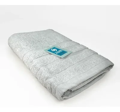 Toalla De Baño Algodón 100% Absorbente Gris Gris