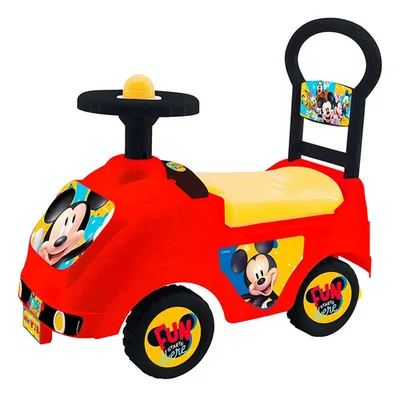 Rodado Plástico Mickey Disney Infantil Rojo