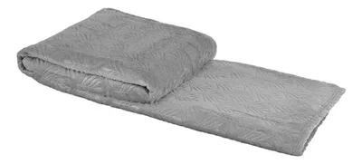 Manta Flannel Térmica Poliéster Gris Gris