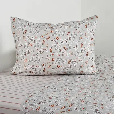 Set De Sábanas Polycotton 200 Hilos 1.5 Plazas Gris