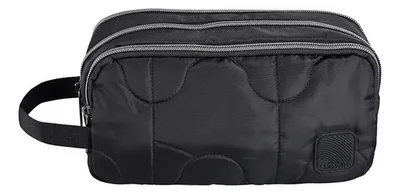 Estuche Escolar Roma Black Gun Torre 3 Compartimentos Negro