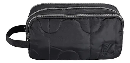 Estuche Escolar Roma Black Gun Torre 3 Compartimentos Negro