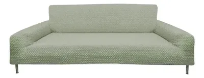 Funda De Sillón Anastasia Panal 3 Cuerpos Verde Verde