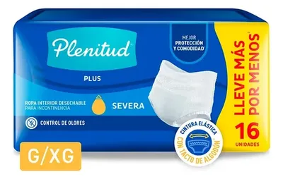 Ropa Interior Desechable Incontinencia Severa Talla G