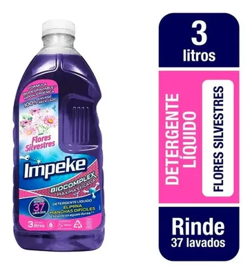 Detergente Líquido Para Ropa 3l Flores Silvestres