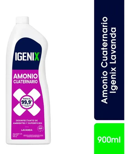 Desinfectante Amonio Cuaternario 900ml Lavanda
