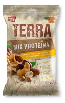 Mix Proteínas Frutos Secos 80gr Snack Nutritivo