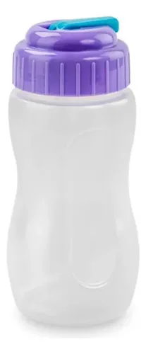 Botella Hermética Plástico 500ml Reutilizable