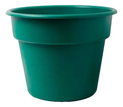 Maceta Redonda Plástica Dura Kotta 23cm Verde