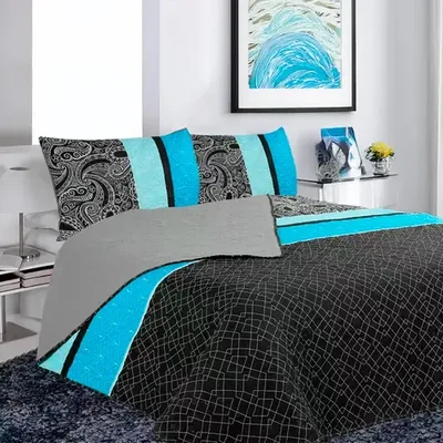 Quilt Hotpress Estampado 2.5 Plazas Poliéster Coral Claro