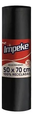 Bolsa De Basura Reciclada 50x70cm Impeke