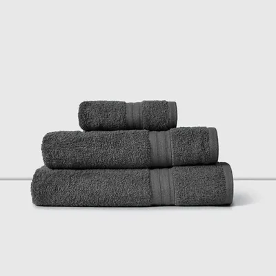 Toalla De Mano 100% Algodón Absorbente Gris Gris