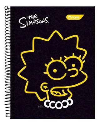 Cuaderno Top Los Simpsons 150 Hojas Tapa Dura
