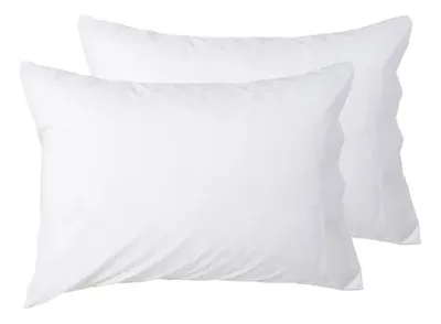 Funda De Almohada Algodón 200 Hilos 50x70cm Blanco