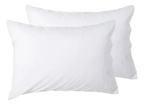 Funda De Almohada Algodón 200 Hilos 50x70cm Blanco