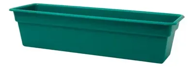 Maceta Rectangular Plástica Dura Kotta 61cm Verde