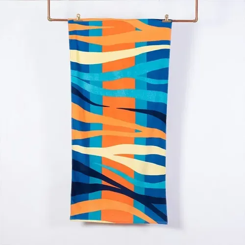 Toalla De Playa Velour Algodón Absorbente