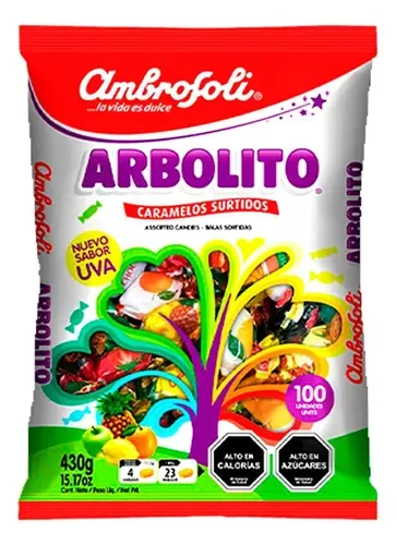 Caramelos Arbolito Ambrosoli Bolsa 430gr