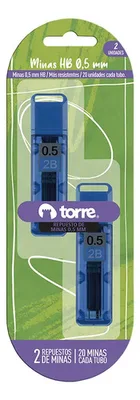 Minas Portaminas 0.5mm Repuesto Torre