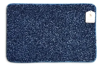 Piso De Baño Marbella Velvet Antideslizante Coral Claro