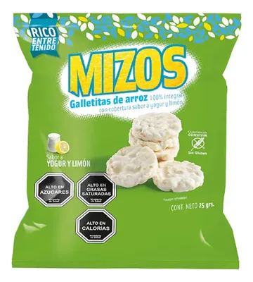 Galleta De Arroz Mizos Yogurt Limón
