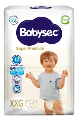Pañal Desechable Babysec Super Premium Xxg Niñas