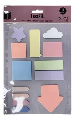 Set De Notas Adhesivas Con Separadores Isofit