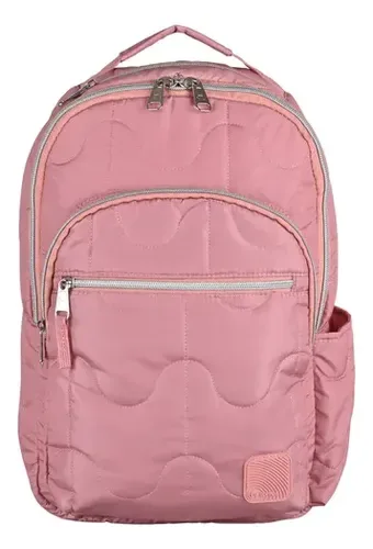 Mochila Escolar Imperia 27l Impermeable Acolchada Coral Claro