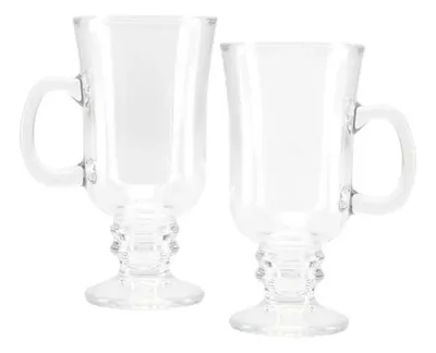 Set De Tazas Capuccino 209ml Cerámica Blanco Blanco