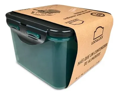Contenedor Hermético Vidrio Cuadrado 900ml Glasslock