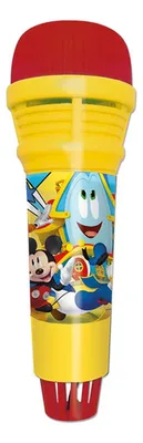 Micrófono Infantil Mickey Mouse Disney Karaoke Coral Claro