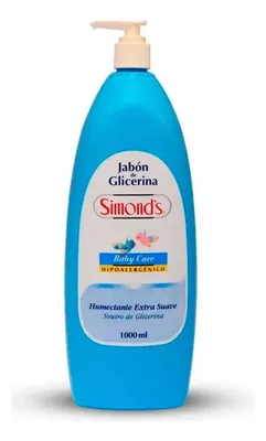 Jabón Líquido Celeste 1l Glicerina Hipoalergénico
