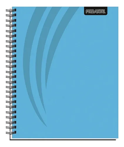Cuaderno Universitario Espiral Tapa Dura 100 Hojas Celeste