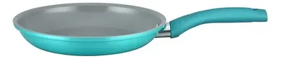 Sartén De Aluminio Titanio 22cm Antiadherente Azul