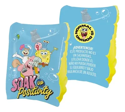 Flotador Alitas Bob Esponja Nickelodeon Infantil