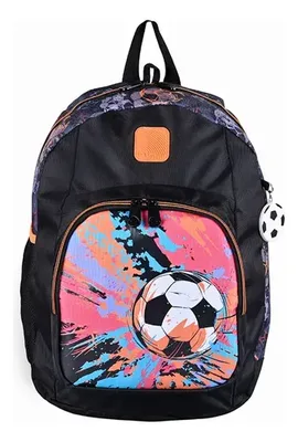 Mochila Escolar Coler 25l Acolchada Impermeable Coral Claro