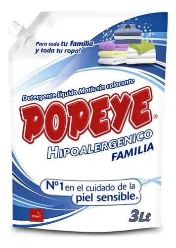 Detergente Líquido Matic Hipoalergénico 3 Litros