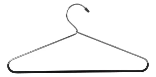 Colgador Cromado Plastificado Ergonómico