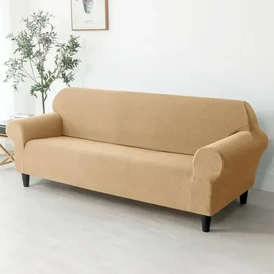 Funda Protectora Para Sofá 3 Cuerpos Beige Beige