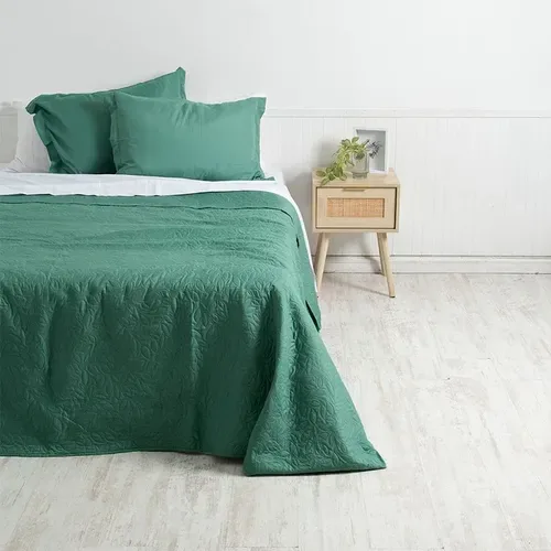 Quilt Reversible 2 Plazas Poliéster Mashini Verde