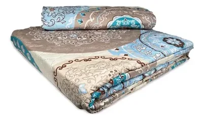 Quilt Reversible Da Vinci 2 Plazas Poliéster Coral Claro