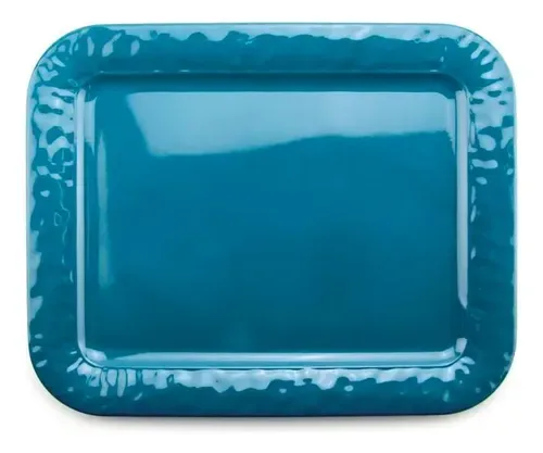 Bandeja Melamina Provenzal 38cm Azul Azul