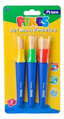 Set De Pinceles Infantiles Gruesos Para Niños