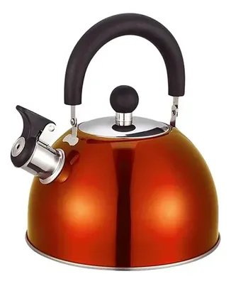 Tetera Acero Inoxidable 2.5l Silbato Coral Claro